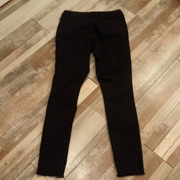 Crown & Ivy Metallic Skinny Jeans Size 4R - Picture 4 of 8